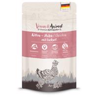 Výhodné balenie Venandi Animal Kitten 24 x 125 g - kuracie s lososovým olejom