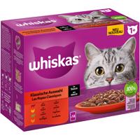 Výhodné balenie Whiskas 1+ Adult kapsičky 24 x 85 g - klasický výber v omáčke