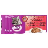 Výhodné balenie Whiskas La Carte 24 x 390 / 400 g - mäsový výber v omáčke (24 x 400 g)