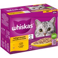 Výhodné balenie Whiskas Senior kapsičky 24 x 85 g - 11+ hydinový výber v želé