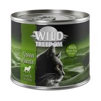 Výhodné balenie Wild Freedom Adult 12 x 200 g - Green Lands - jahňacie & kuracie