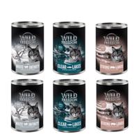 Výhodné balenie Wild Freedom Adult 24 x 400 g - miešané balenie II (pstruh, bravčové, konské)