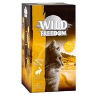 Výhodné balenie Wild Freedom Adult mištičky 24 x 85 g - golden valley - králičie a kuracie