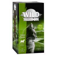 Výhodné balenie Wild Freedom Adult mištičky 24 x 85 g - green lands - jahňacie a kuracie