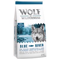 Výhodné miešané balenie 2 x 12 kg Wolf of Wilderness - kačacie + losos