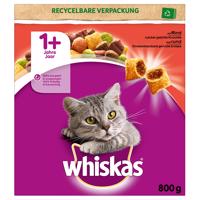 Whiskas 1+ hovädzie - výhodné balenie: 2 x 800 g