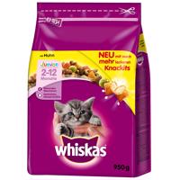 Whiskas Junior kuracie - výhodné balenie 2 x 1,9 kg