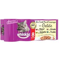 Whiskas La Carte 8 x 390 g - rybí a mäsový výber v želé