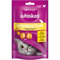 Whiskas Snacks Groom & Care - kuracie (45 g)