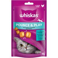 Whiskas Snacks Pounce & Play - kuracie (45 g)