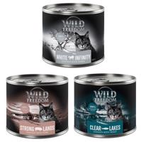 Wild Freedom Adult 6 x 200 g - bezobilné - miešané balenie III (pstruh, bravčové, konské)