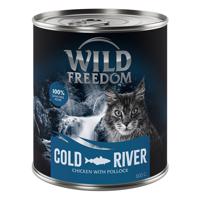 Wild Freedom Adult 6 x 800 g –bez obilnín - Cold River - treska a kuracie