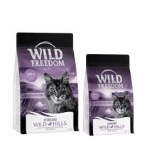 Wild Freedom granule 6,5 kg + 800 g zdarma -  Adult "Wild Hills" Sterilised kačacie – bez obilnín