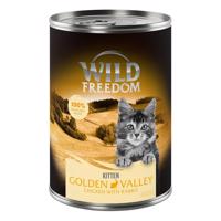 Wild Freedom Kitten 12 x 400 g - "Golden Valley" - králik a kuracie