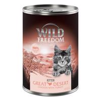 Wild Freedom Kitten 12 x 400 g - NOVINKA: "Great Desert" kuracie a morčacie