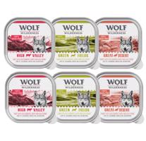 Wolf of Wilderness Adult - Single Protein 6 / 24 x 300 g - 24 x 300  mix: hovädzie, morčacie, jahňacie