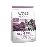 Wolf of Wilderness králičie uši so srsťou - ako doplnok: Wolf of Wilderness suché krmivo - "Wild Hills" (400 g)