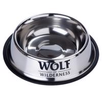 Wolf of Wilderness protišmyková miska z nerezovej ocele - Výhodná sada 2 x 850 ml, Ø 23 cm