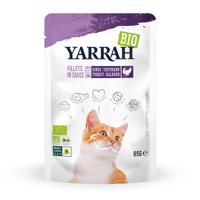 Yarrah Bio filety v omáčke 14 x 85 g - s Bio morčacím