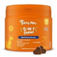 Zesty Paws 5-in-1 Chews s morčacím - výhodné balenie: 2 x 90 žuvacie tablety