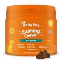 Zesty Paws Calming Chews s morčacím - výhodné balenie: 2 x 90 žuvacie tablety