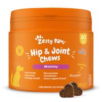 Zesty Paws Hip & Joint Chews s morčacím - 90 žuvacích tabliet