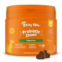 Zesty Paws Probiotic Chews s tekvicou - výhodné balenie: 2 x 90 žuvacích tabliet