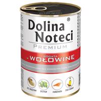 Zmiešané balenie Dolina Noteci Premium 24 x 400 g - mix (jahňacie, hovädzie, morčacie, kačacie)